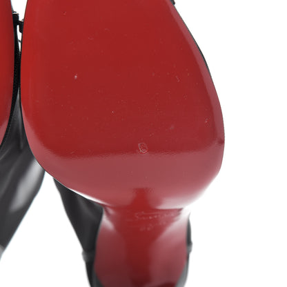 Christian Louboutin Rete Kid Open Ondessa 100 Peep Toe Booties 39 Black 9 of 10
