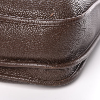 Hermes Taurillon Clemence Evelyne III PM Chocolate 16 of 16