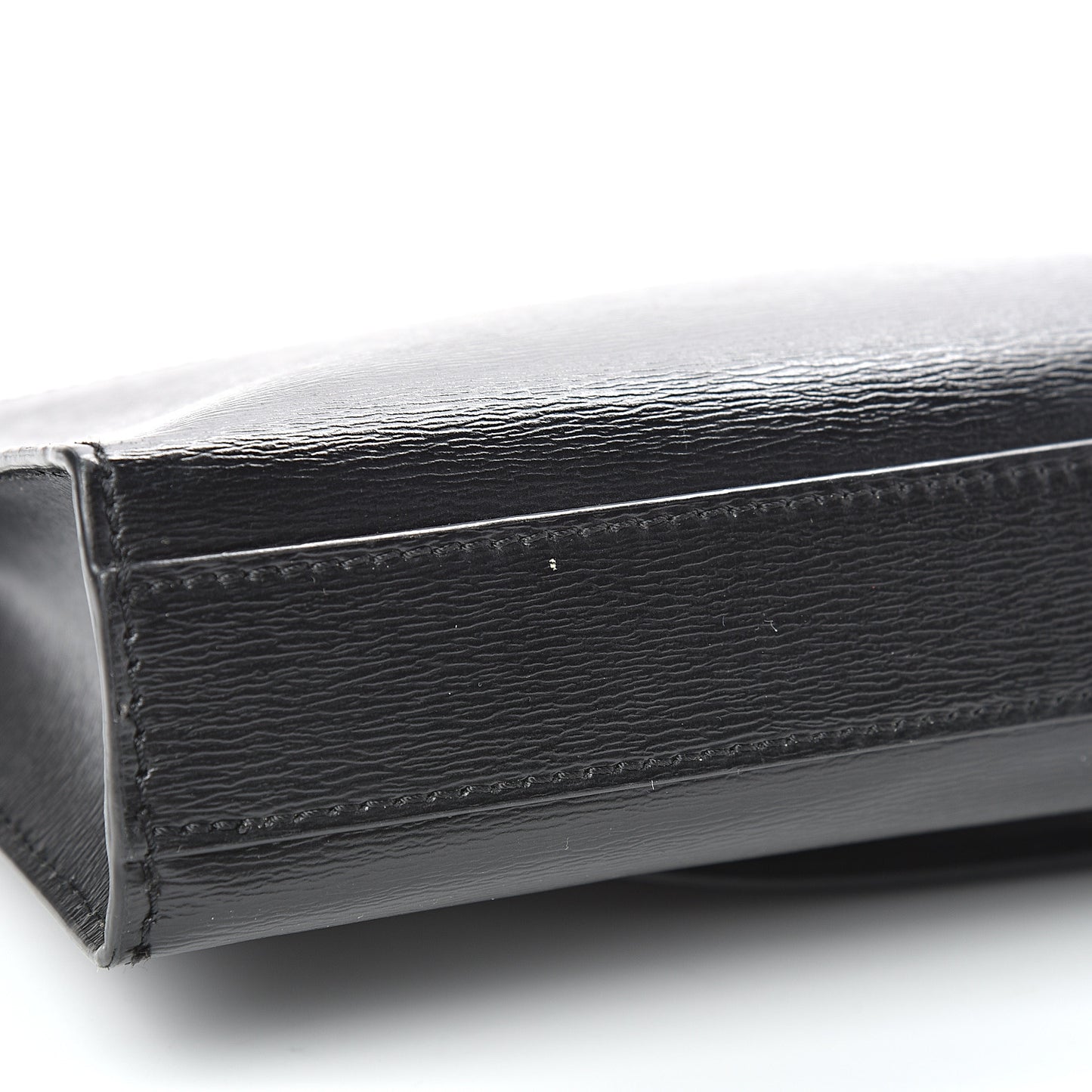 Calfskin Bee Pouch Black