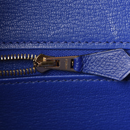 Hermes Epsom Birkin 30 Bleu Electrique 8 of 37