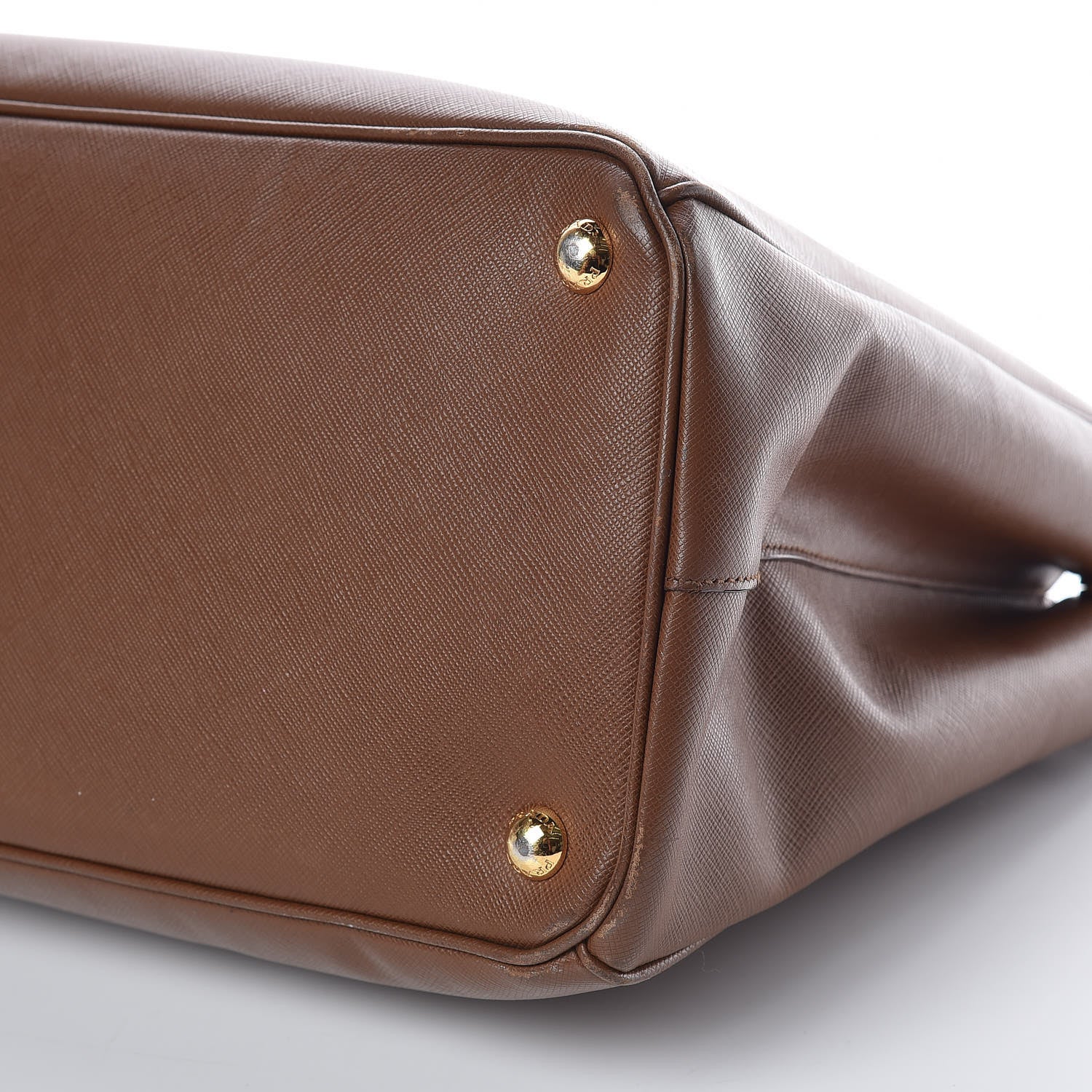 Prada Saffiano Large Galleria Double Zip Tote Caramel 13 of 16