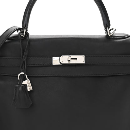 Hermes Swift Kelly Retourne 35 Black 8 of 15