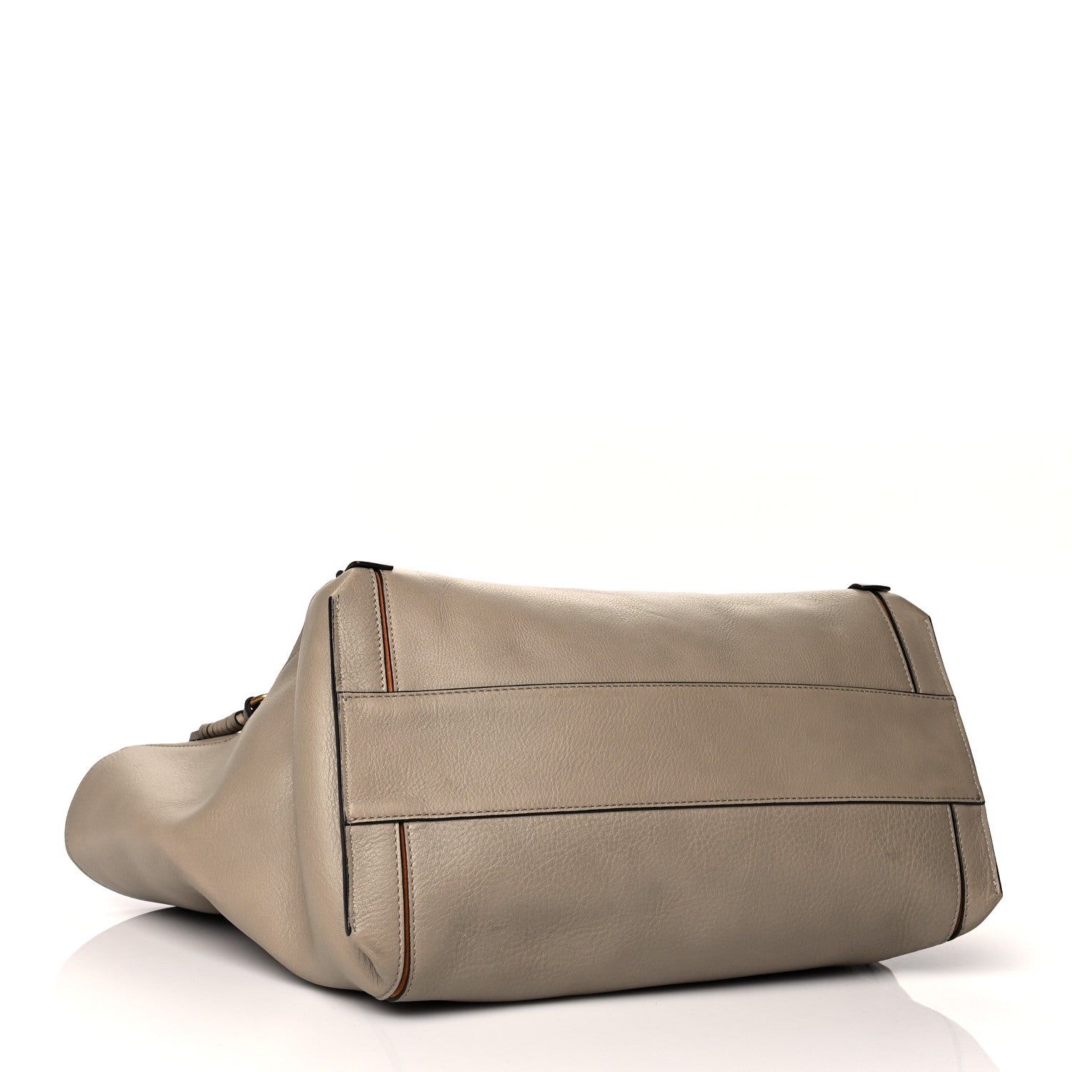 Chloe Smooth Calfskin Small Milo Shopping Tote Motty Grey 4 of 14