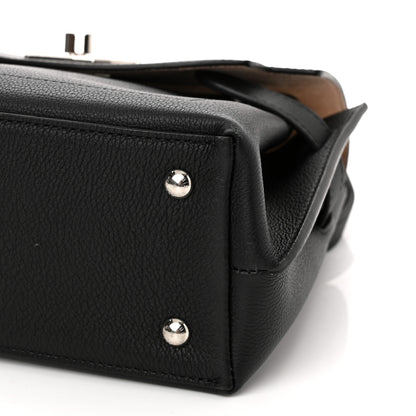 Louis Vuitton Calfskin Lockme Ever BB Black 9 of 10