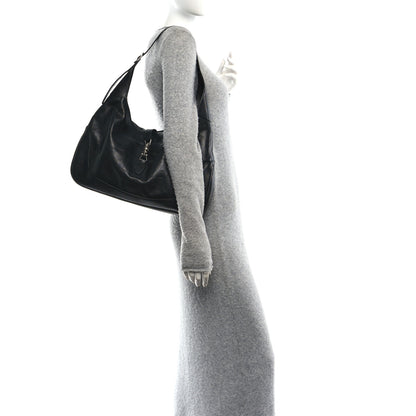 Gucci Calfskin Large Jackie 1961 Shoulder Bag Black 2 of 10