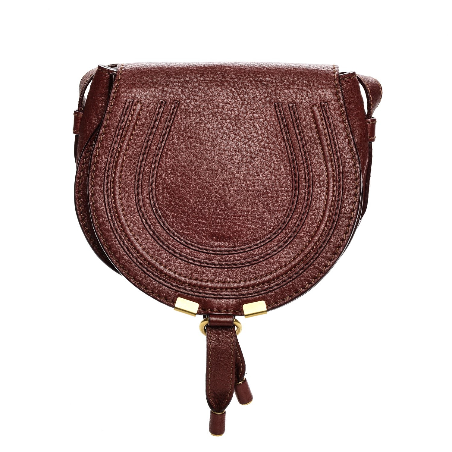 Chloe Calfskin Mini Marcie Round Crossbody Bag 1 of 7