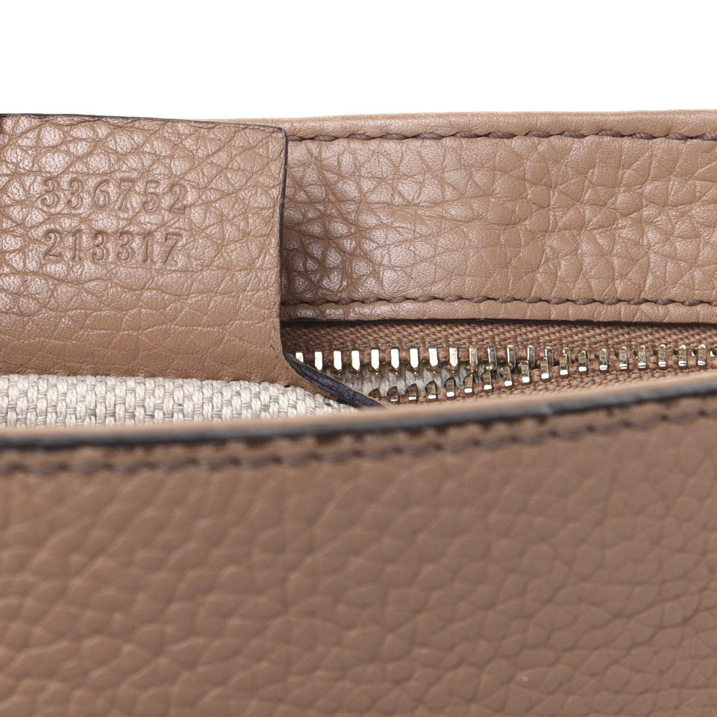 Pebbled Calfskin Medium Soho Flap Crossbody Camelia