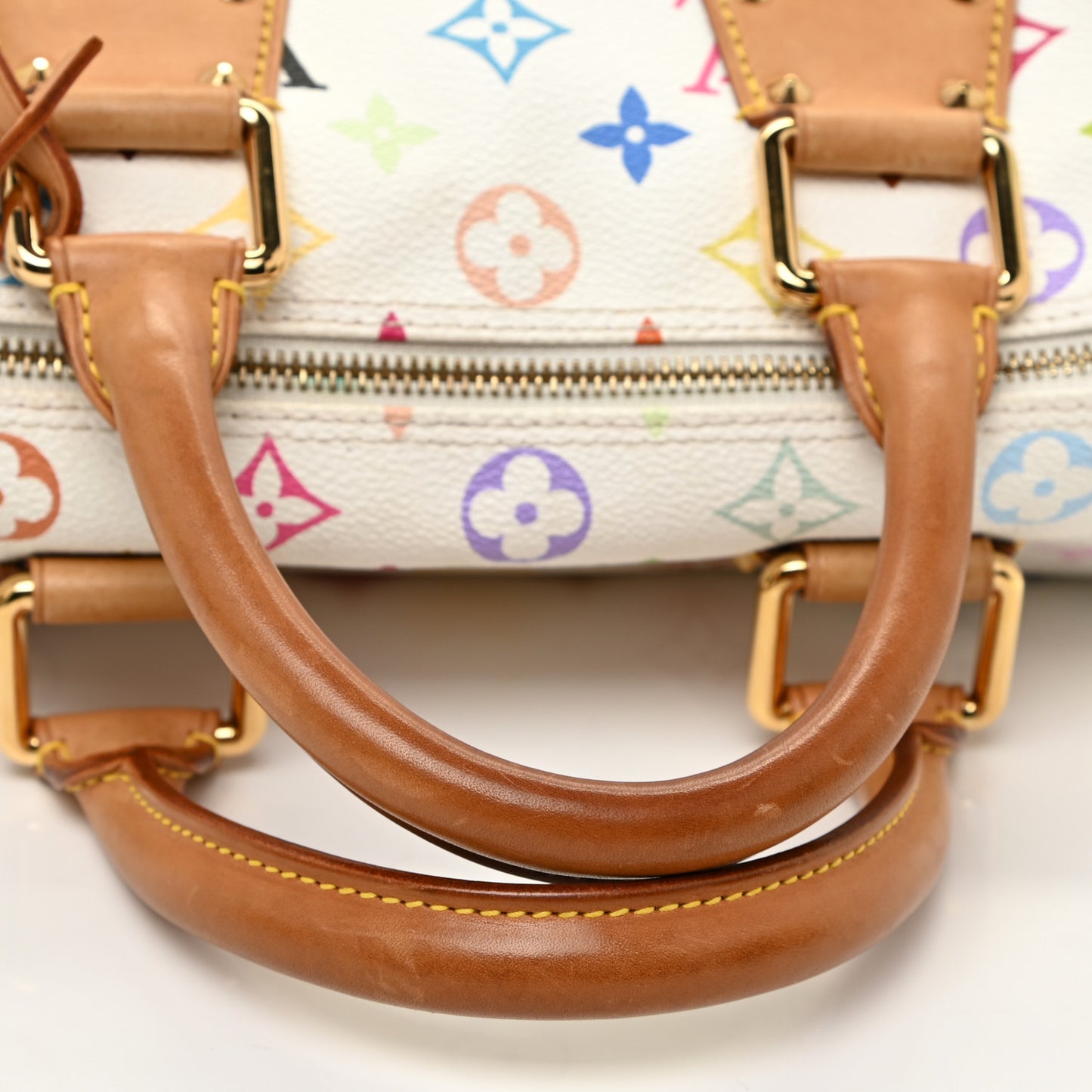 Monogram Multicolor Speedy 30 White