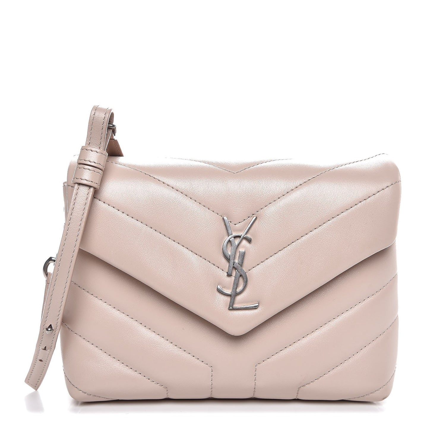 Calfskin Y Quilted Monogram Toy Loulou Crossbody Bag Marble Pink