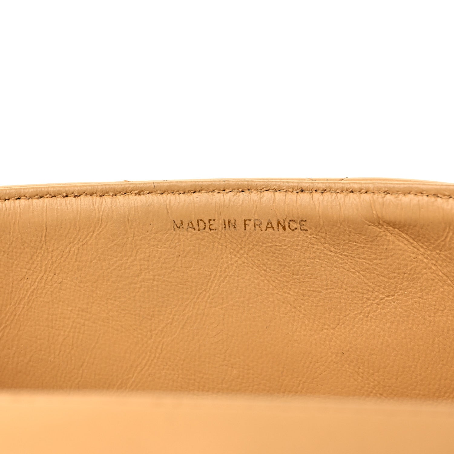 Chanel Lambskin Quilted Small Single Flap Beige 11 of 11