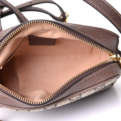 Gucci GG Supreme Monogram Web Mini Ophidia Shoulder Bag Brown 4 of 5