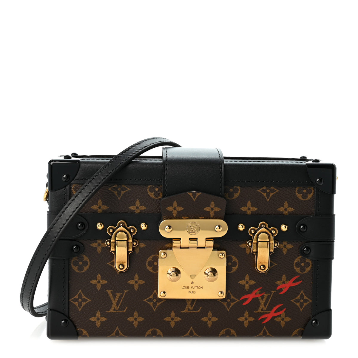 Louis Vuitton Monogram Petite Malle Black 1 of 11