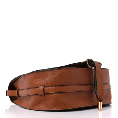 Chloe Calfskin Medium Marcie Round Crossbody Bag Tan 4 of 10