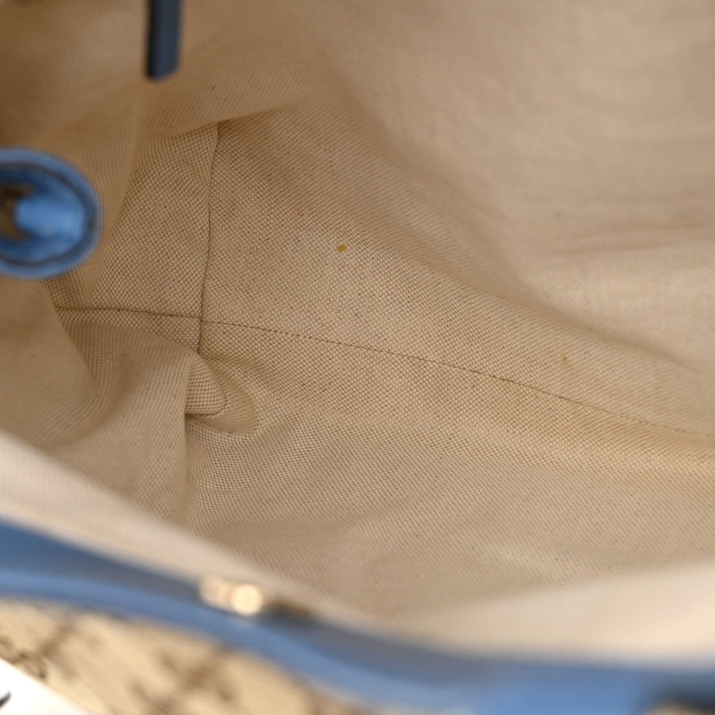 Monogram Lurex Medium Sukey Tote Blue