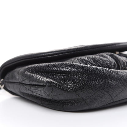 Chanel Caviar Half Moon Wallet On Chain WOC Black 8 of 14