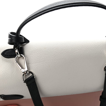 Louis Vuitton Soft Calfskin Lockme Ever Rose Ballet White Maito Black 10 of 12