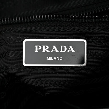 Prada Tessuto Nylon Studded New Vela Shoulder Bag Black Fuoco 6 of 10