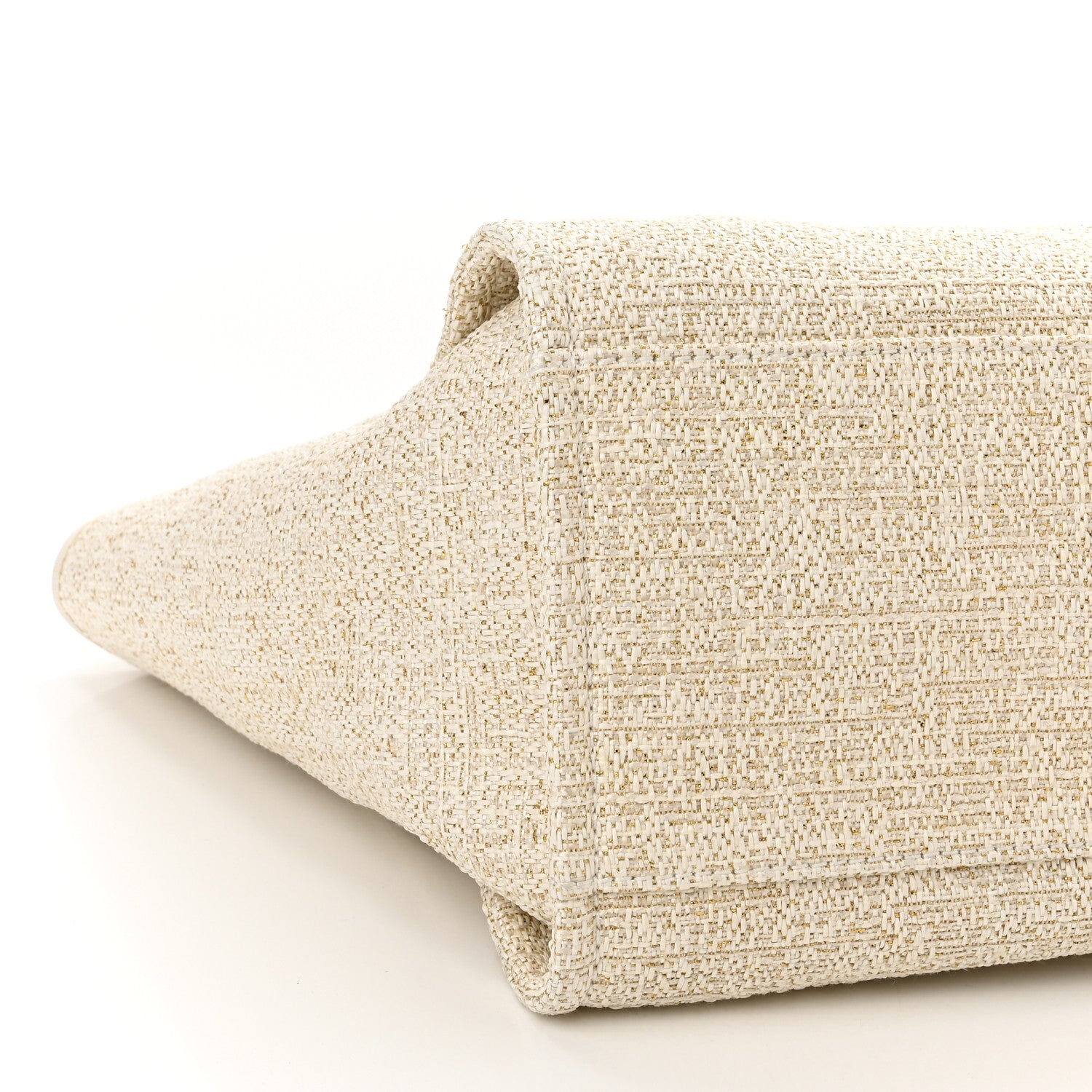 Chanel Canvas Medium Deauville Tote Light Beige 9 of 10
