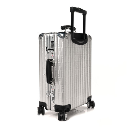 Fendi X RIMOWA Aluminum FF Print Roll Away Carry On Luggage Silver 3 of 11