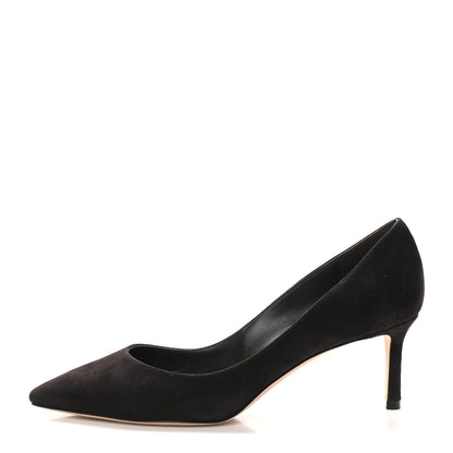 Jimmy Choo Suede Pointy Toe Romy 60 Pumps 36 Brown 1 of 8