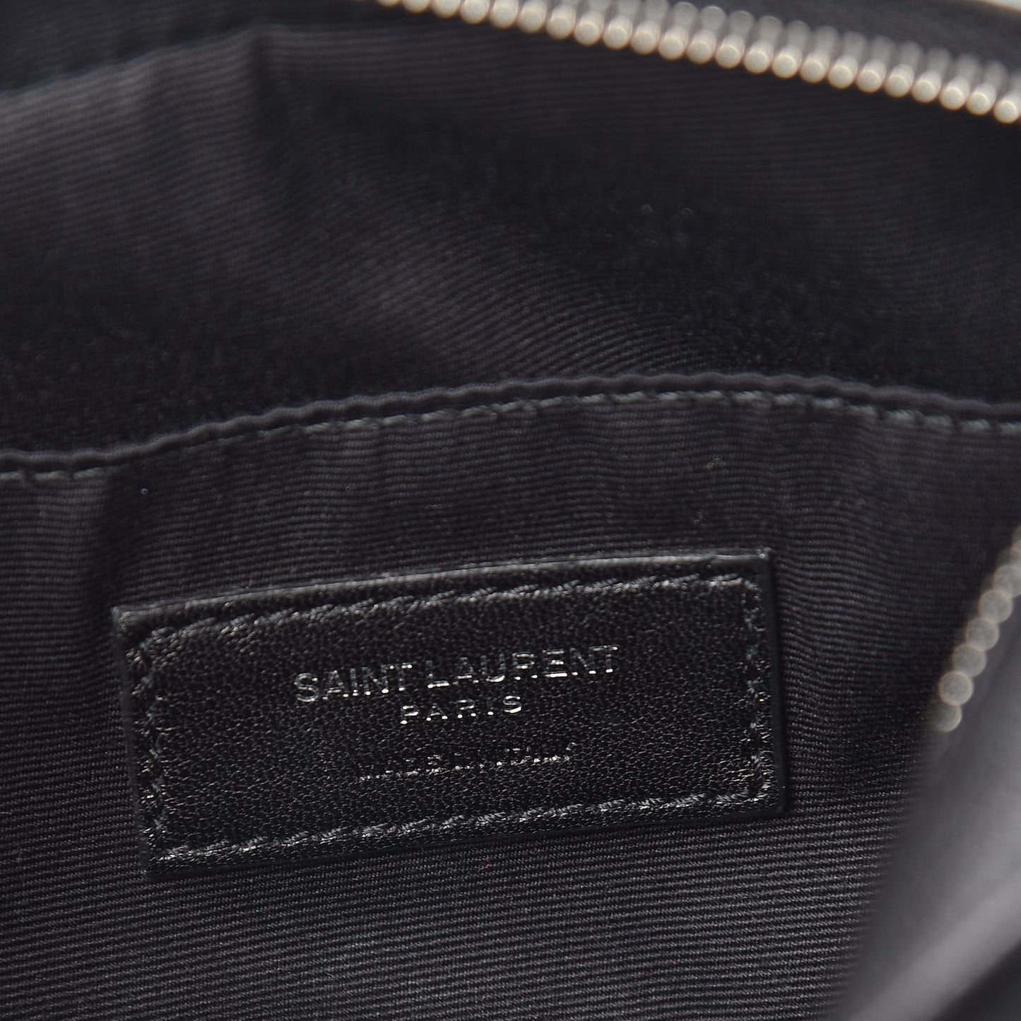 Lambskin Monogram Lou Belt Bag Black