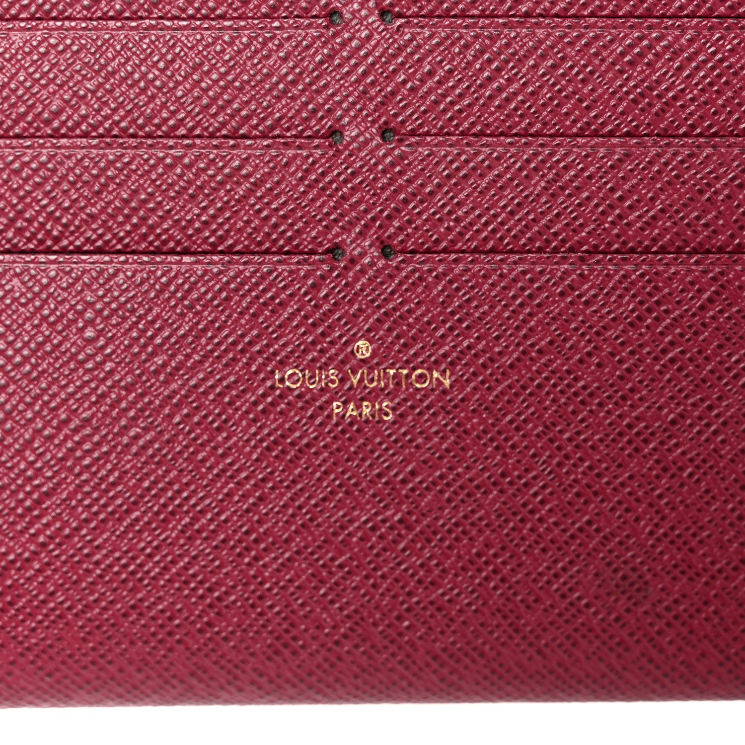 Louis Vuitton Calfskin Felicie Card Holder Insert Fuchsia 6 of 6