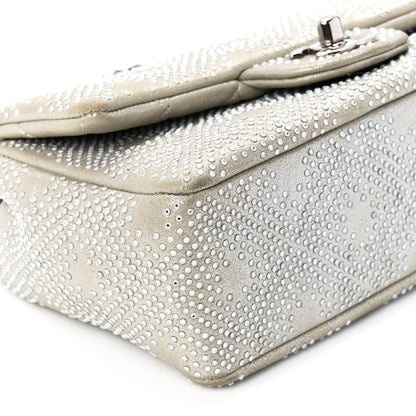 Chanel Iridescent Calfskin Studded Mini Flap Silver 11 of 12