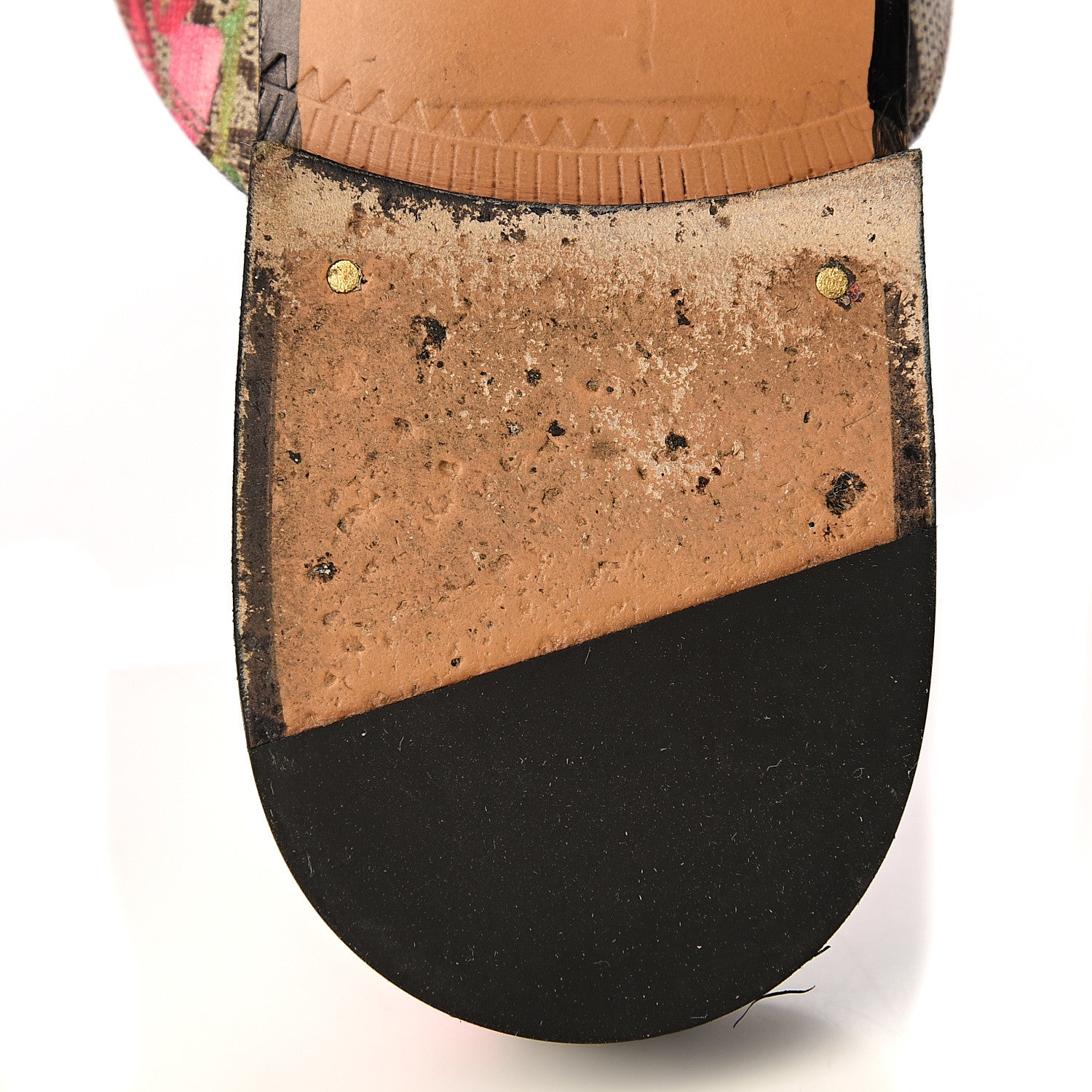 Gucci GG Supreme Monogram Blooms Womens Princetown Slippers 42 Beige Multicolor Dry Rose 11 of 13
