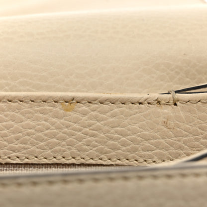 Gucci Dollar Calfskin Interlocking G Crossbody Bag Mystic White 14 of 14