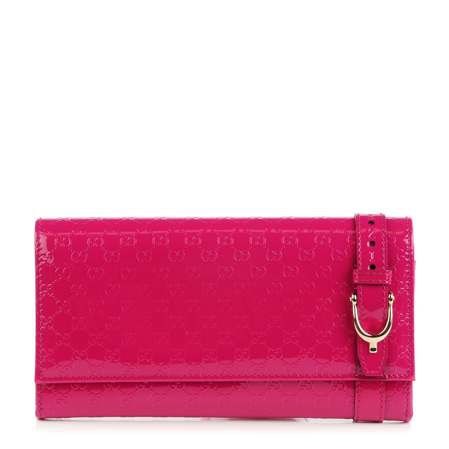Patent Microguccissima Nice Wallet Bright Bouganville