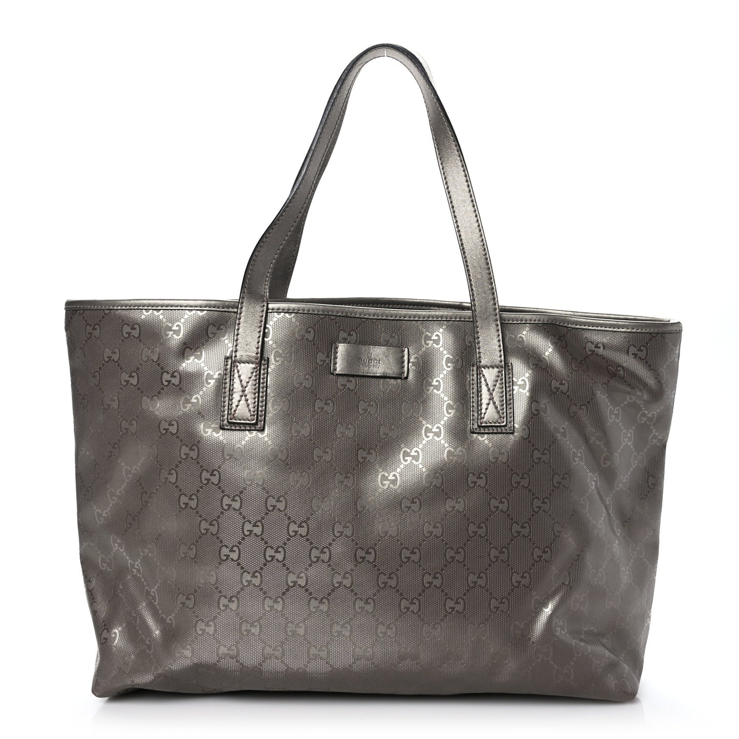 Imprime Monogram Medium Zippered Shopping Tote Mauve