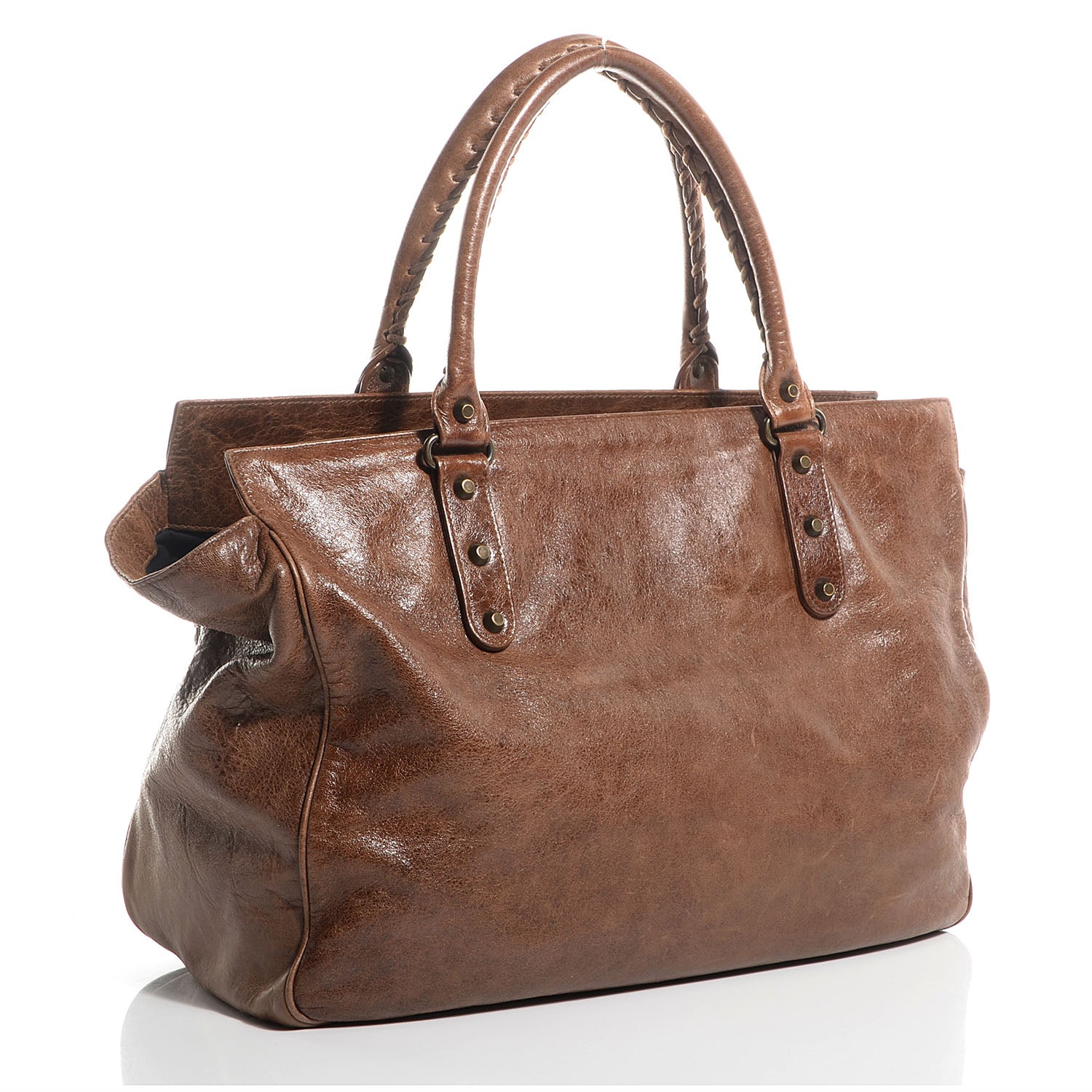 Balenciaga Chevre Shopping Tote Truffle 3 of 14
