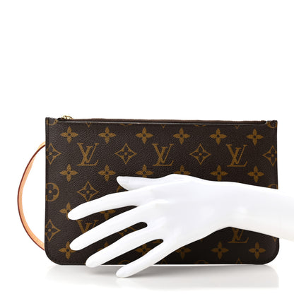 Louis Vuitton Monogram Neverfull MM GM Pochette 2 of 13