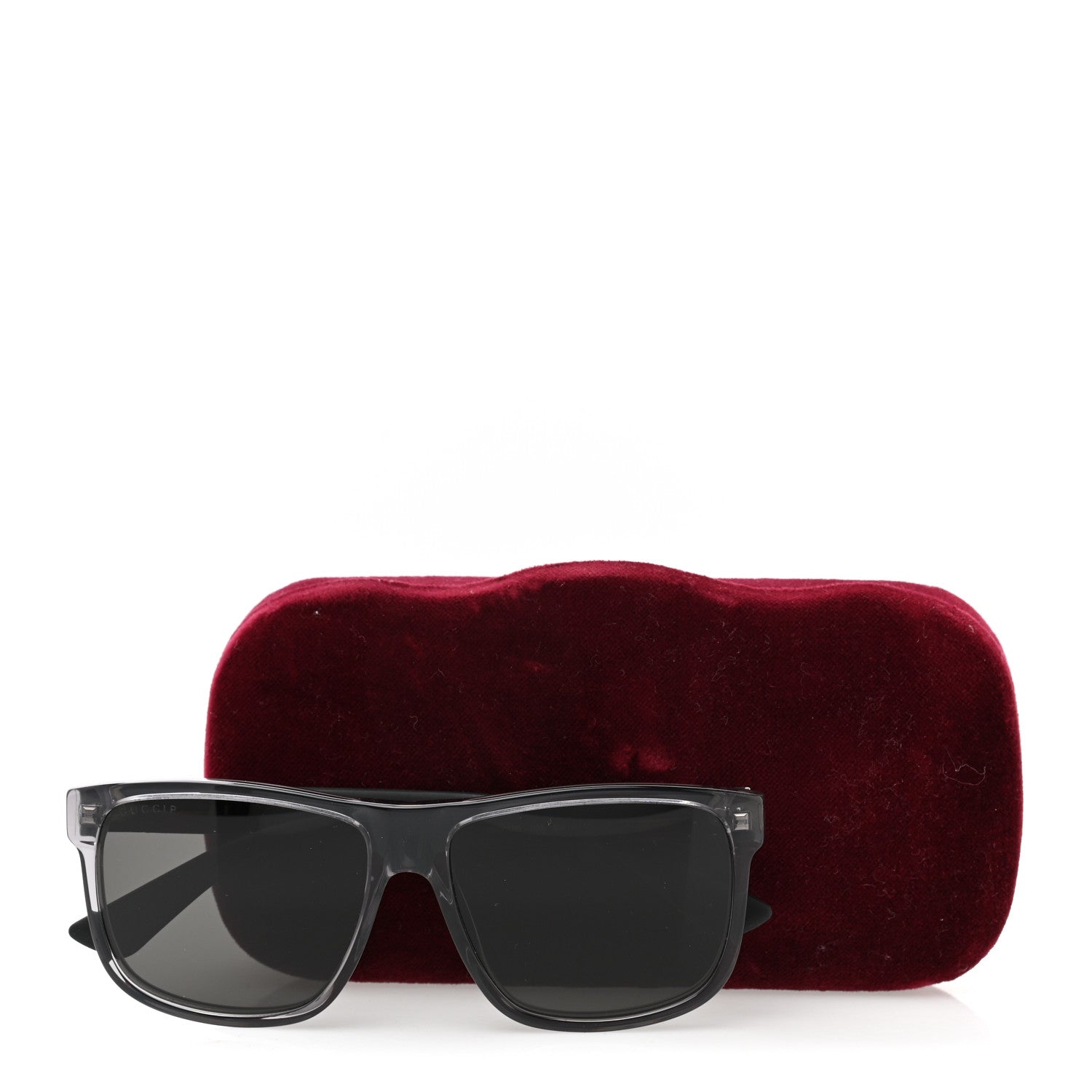 Gucci Web Square Frame GG0010S Sunglasses Black 8 of 8