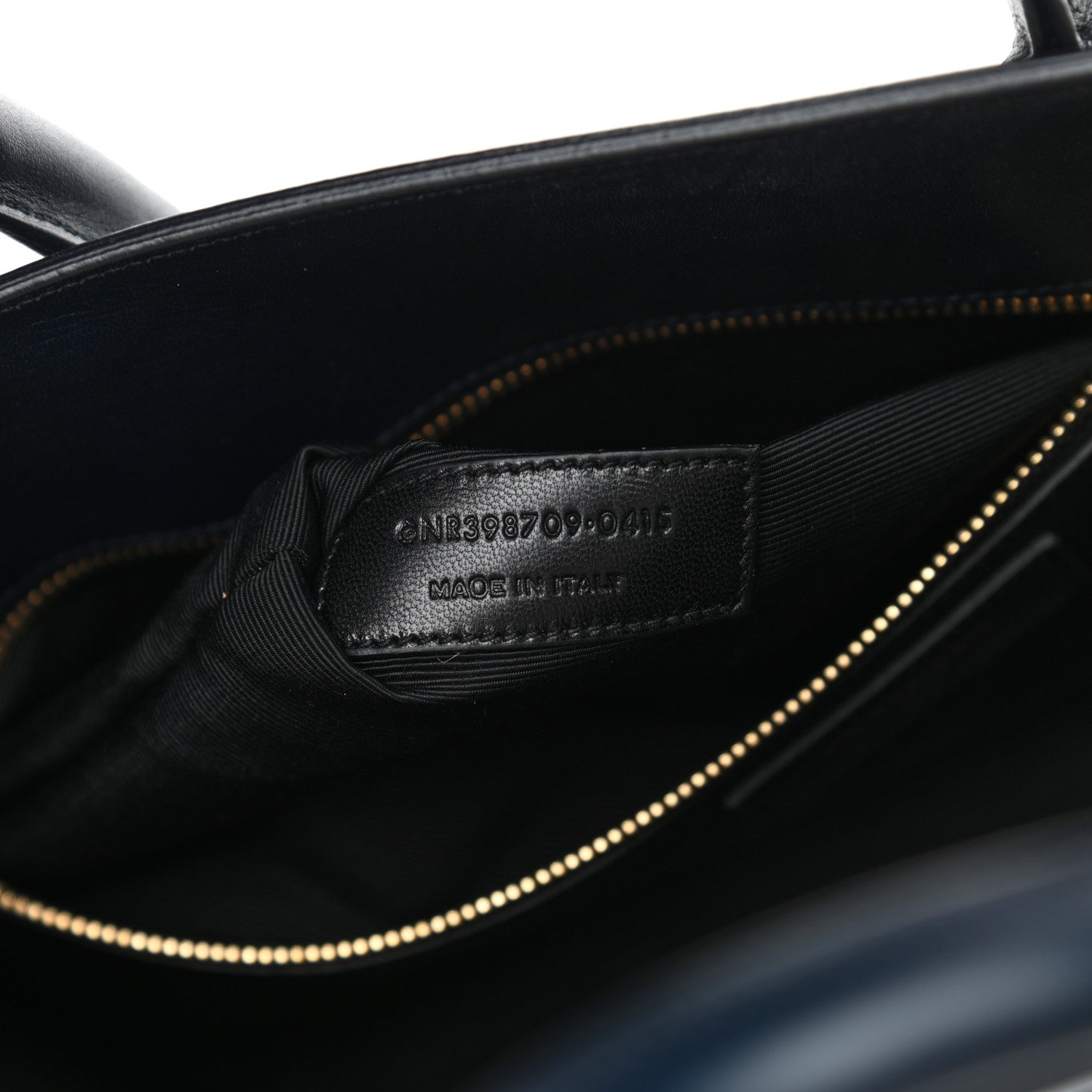 Saint Laurent Smooth Calfskin Small Double Face Sac De Jour Marine Black 6 of 11