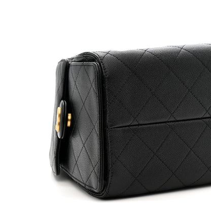 Chanel Caviar Quilted Small Chanel 25 Handbag Black 9 of 10