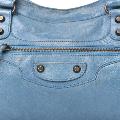 Balenciaga Agneau Classic Hardware City Aquamarine 10 of 14