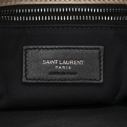 Saint Laurent Crinkled Calfskin Matelasse Monogram Medium Niki Chain Satchel Light Natural 7 of 11