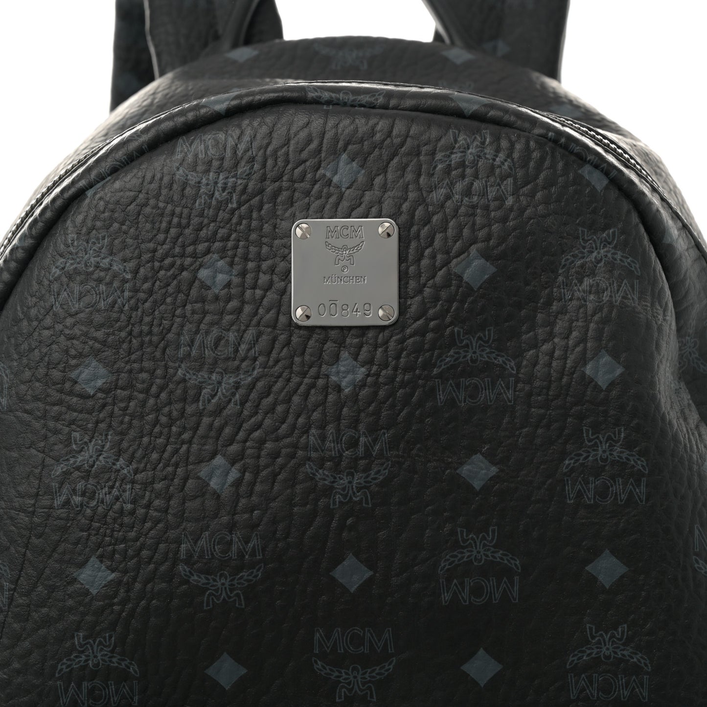 Visetos Medium Side Studs Stark Backpack Black