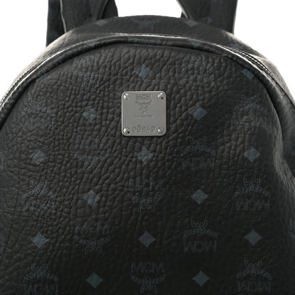MCM Visetos Medium Side Studs Stark Backpack Black 7 of 10