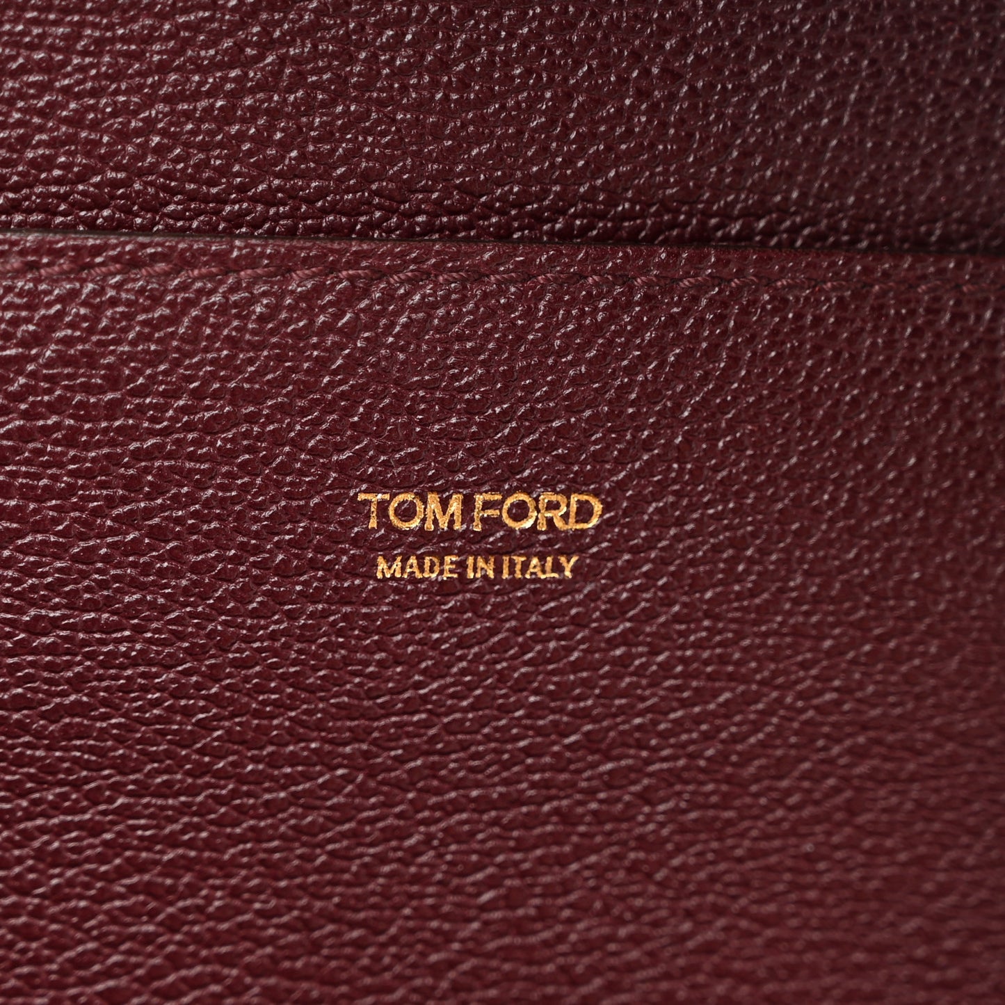 Pebbled Calfskin Large Jennifer Burgundy