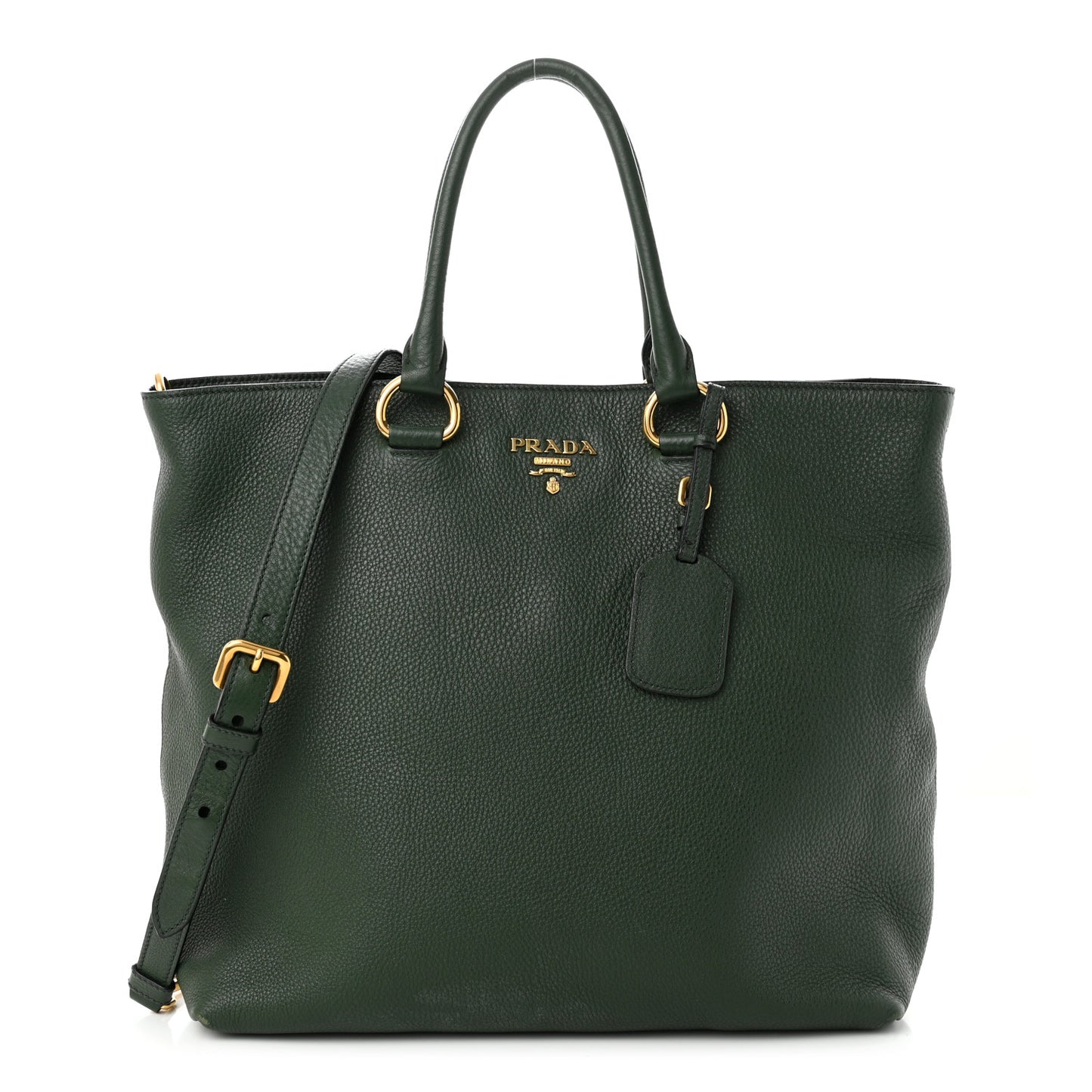 Vitello Daino Shopping Tote Foresta