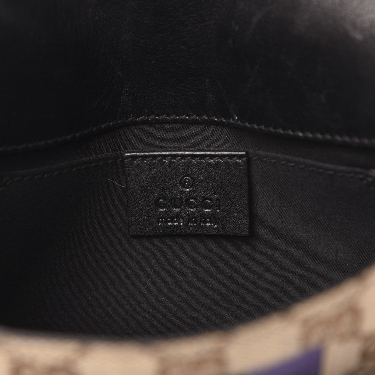 X TOM FORD Monogram Horsebit Web Clutch Purple