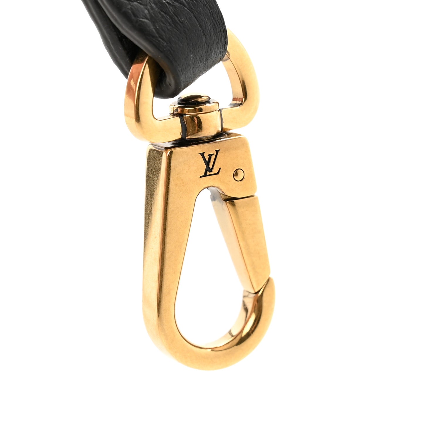 Calfskin Pochette Accessories Strap Black