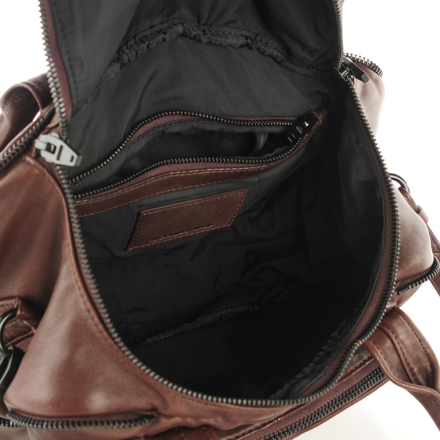 Alexander Wang Lambskin Eugene Satchel Brown 7 of 15