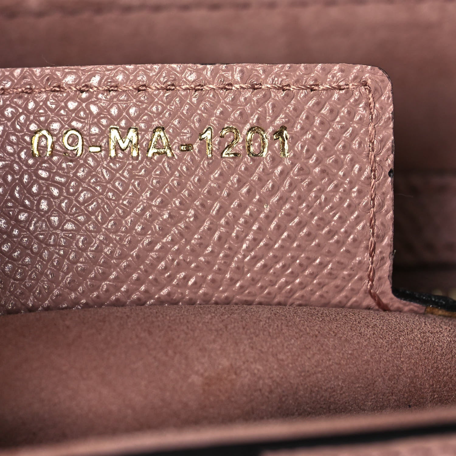 Christian Dior Grained Calfskin Saddle Bag Pink 7 of 13