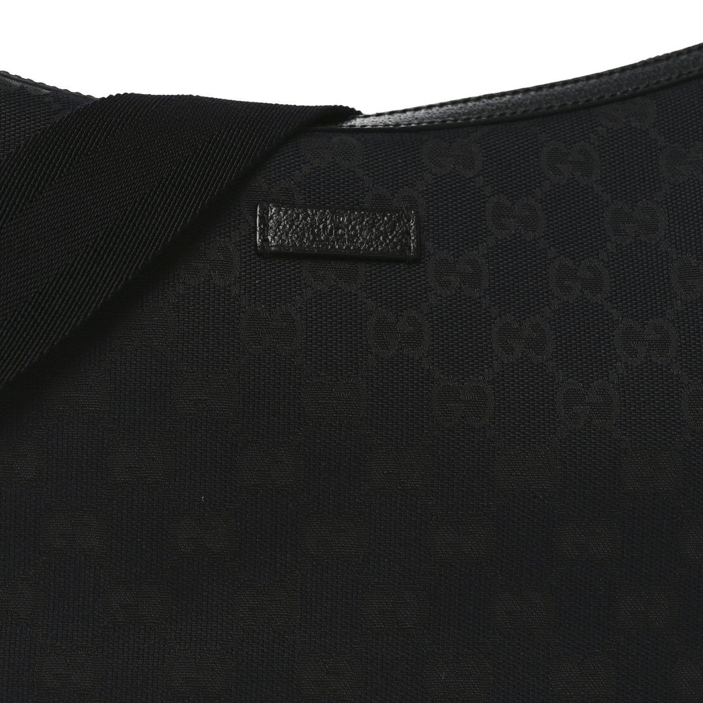 Monogram Medium Half Moon Hobo Black
