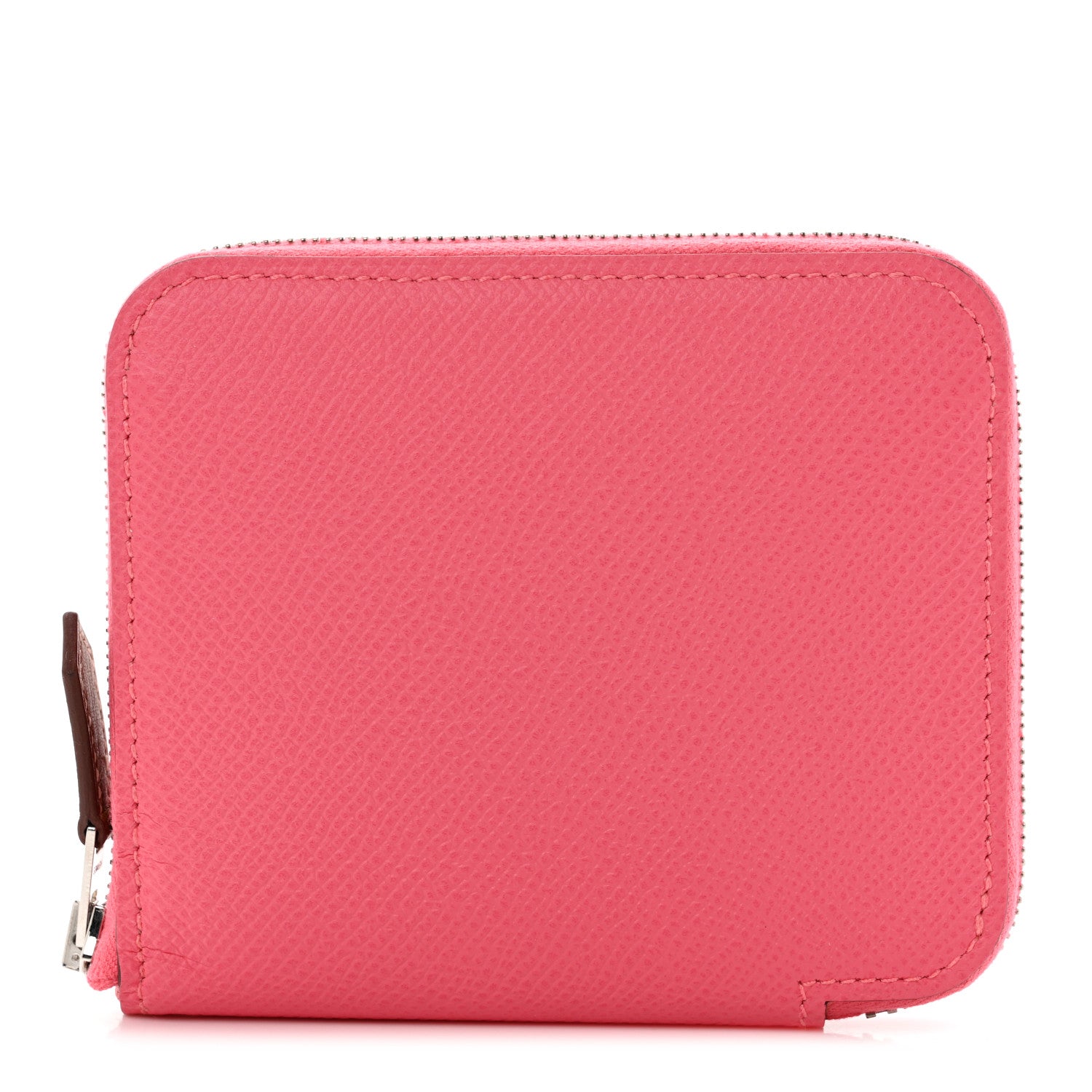 Hermes Epsom Silk'In Compact Wallet Rose Jaipur 1 of 8