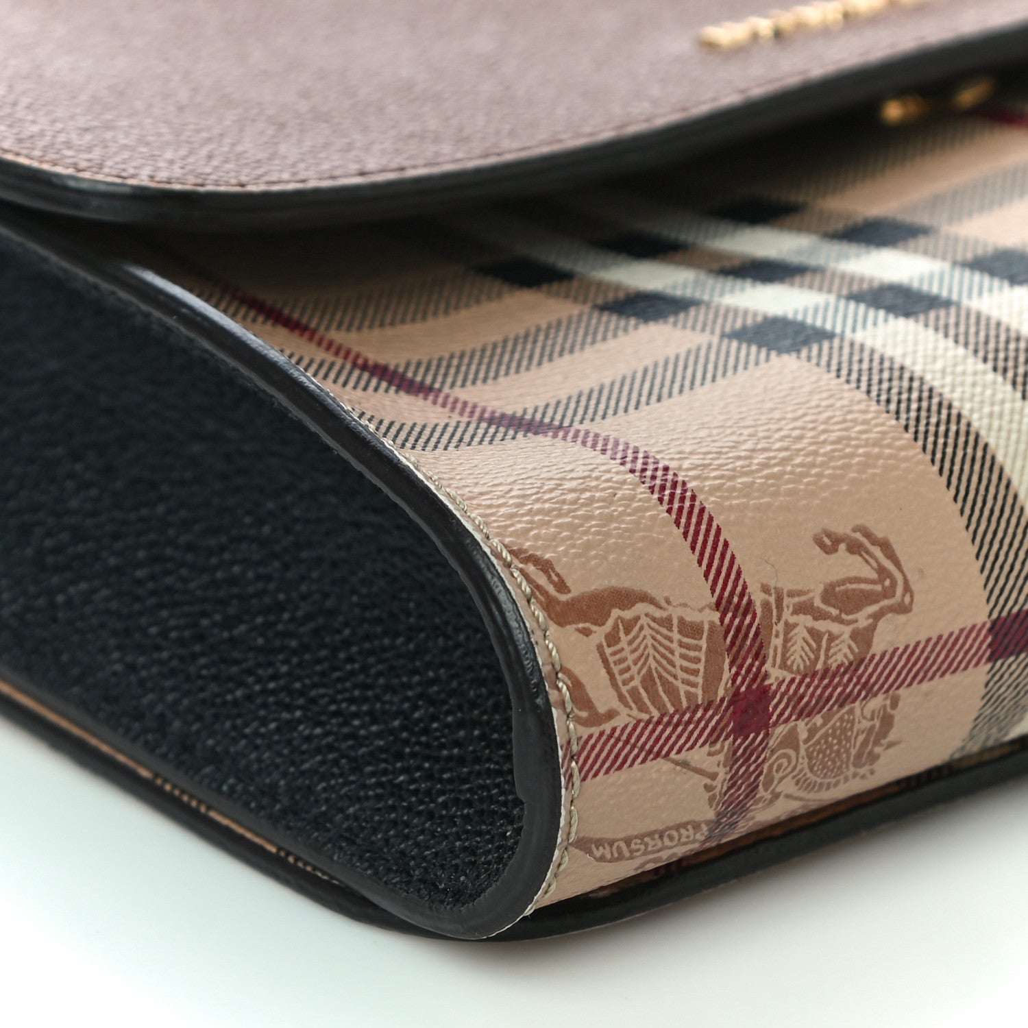 Burberry Haymarket Check Small Loxley Crossbody Bright Toffee 8 of 16