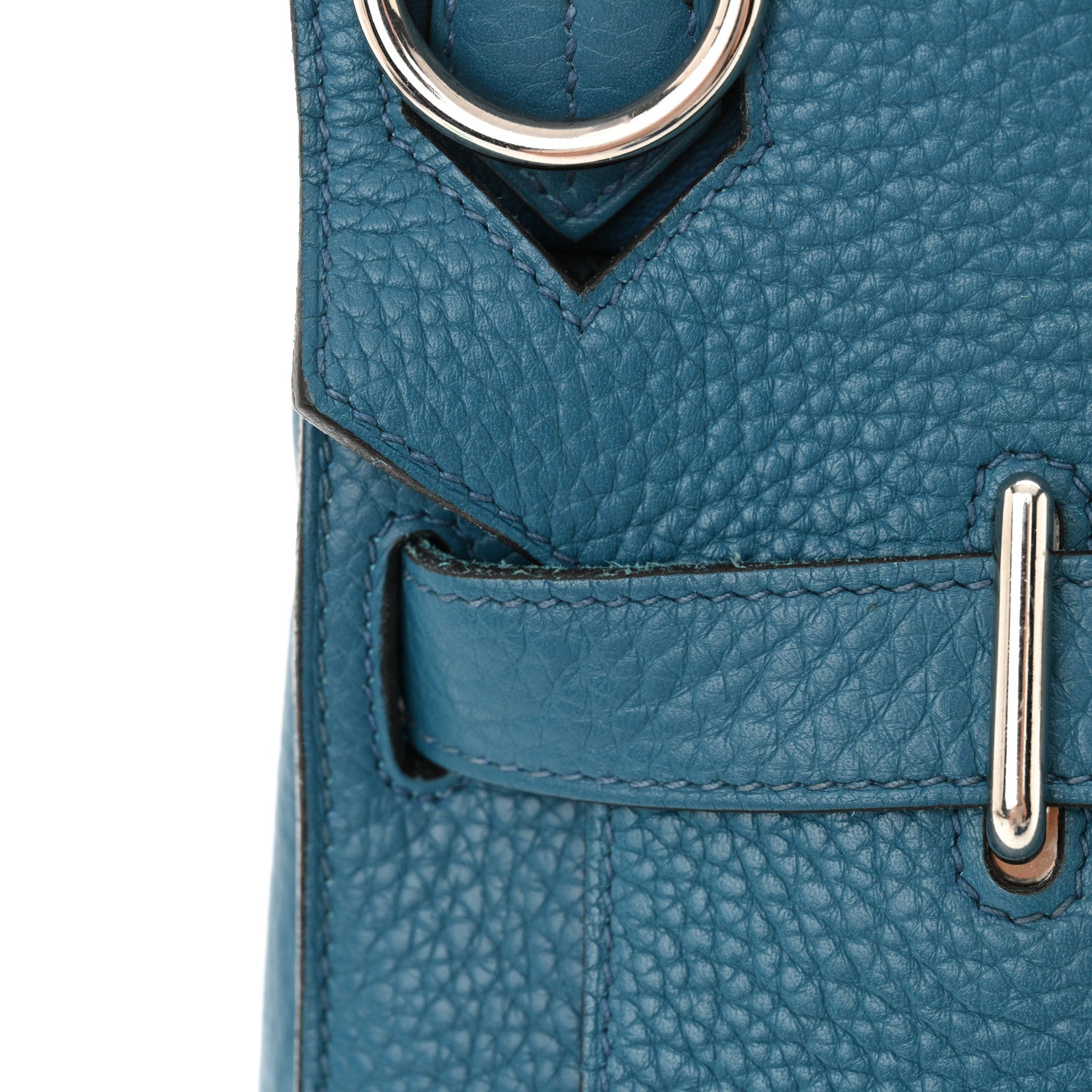 Hermes Taurillon Clemence Jypsiere 31 Bleu Izmir 17 of 21